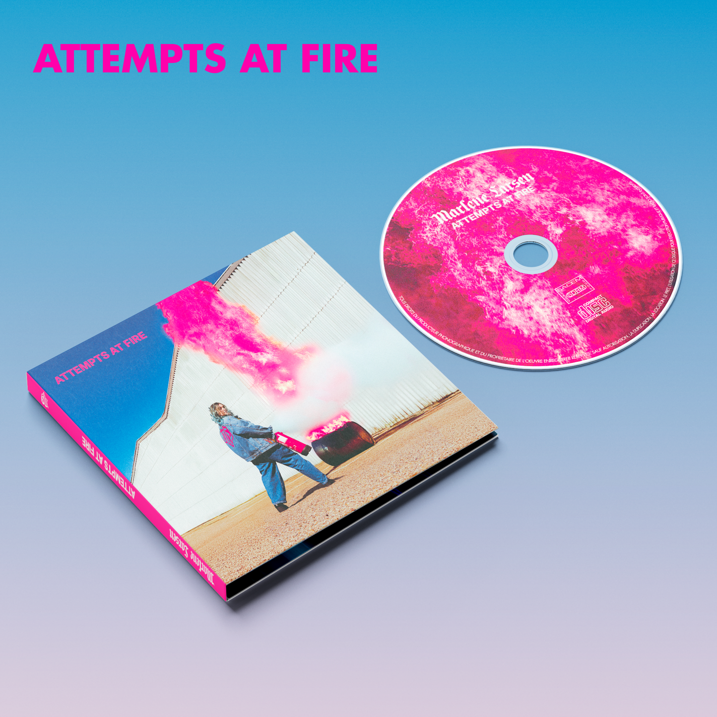 Marlene Larsen - Attempts At Fire CD - Edition Limitée